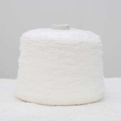 Fur / Feather 100%Nylon 7.3Nm/1 White