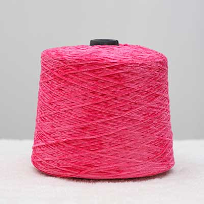 Chenille 100%Polyester 3.5Nm/1 Hot Pink